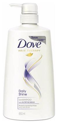 

Dove Daily Shine Shampoo 650 ml (Save Rs 100)