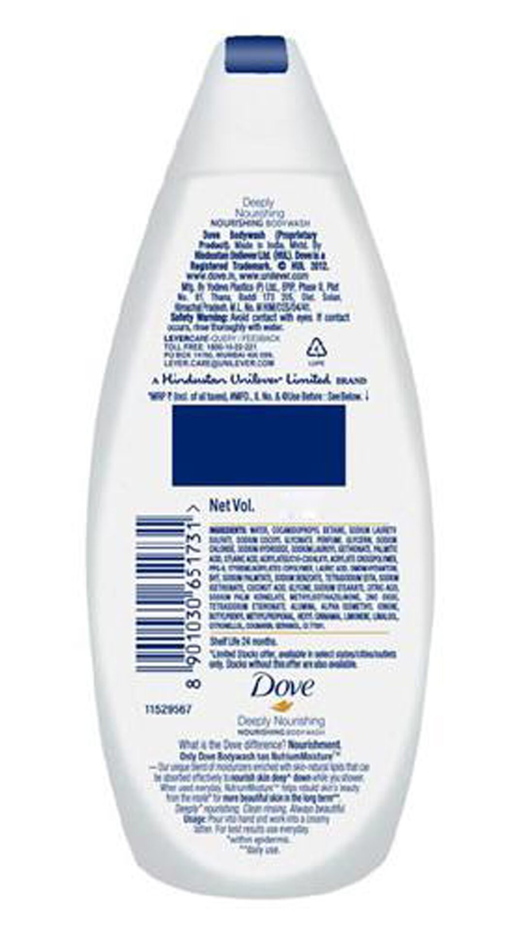 

Dove Deeply Nourishing Body Wash 190 ml