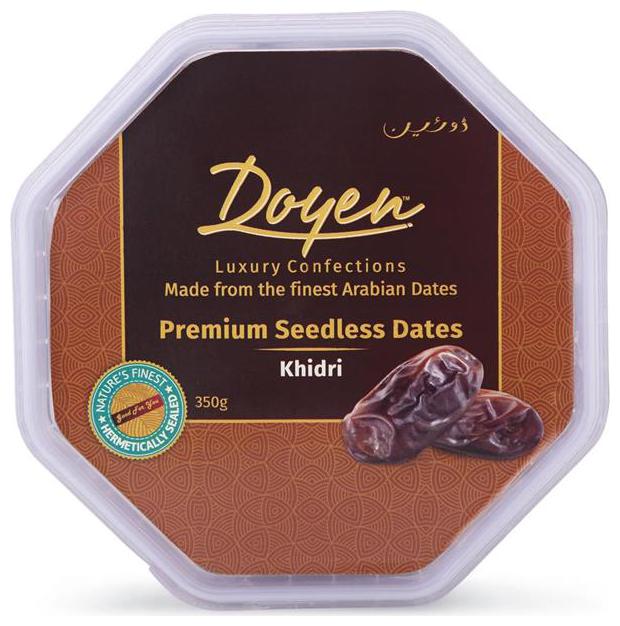 

Doyen Khidri Premium Seedless Dates 350 g (Pack of 1)
