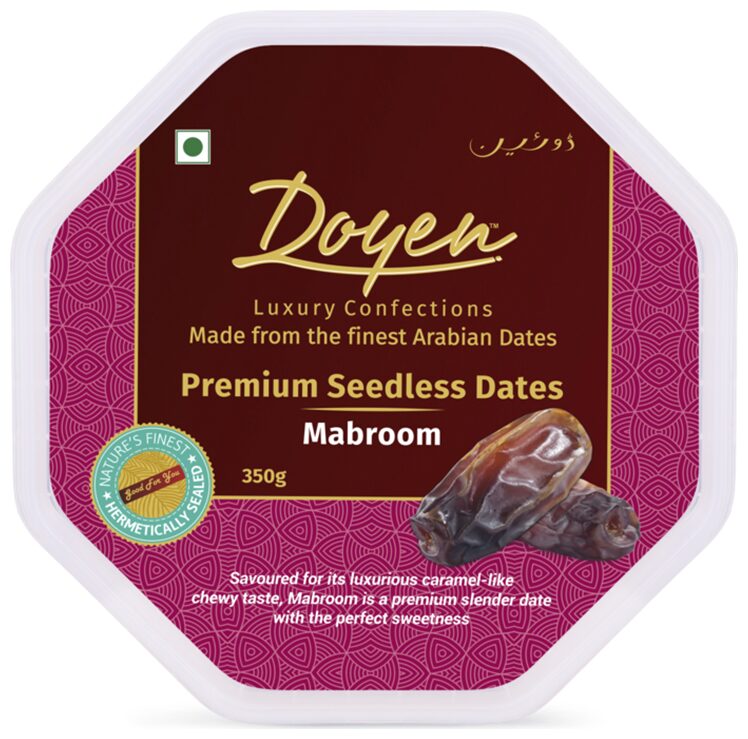 

Doyen Mabroom Premium Seedless Dates 350 g (Pack of 1)