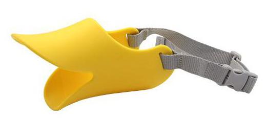 

DP Anti Bite Muzzle Mask - Duck Shaped Small Yellow 1 pc