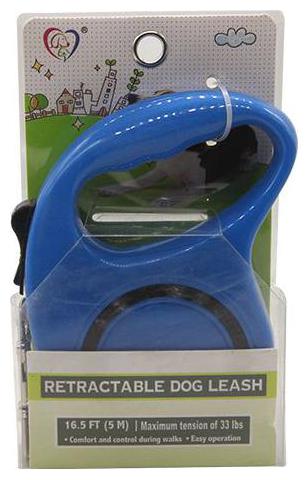 

DP Retractable Dog Leash Blue 1 pc