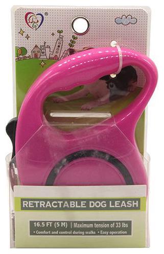 

Dp Retractable Dog Leash Pink 3 M