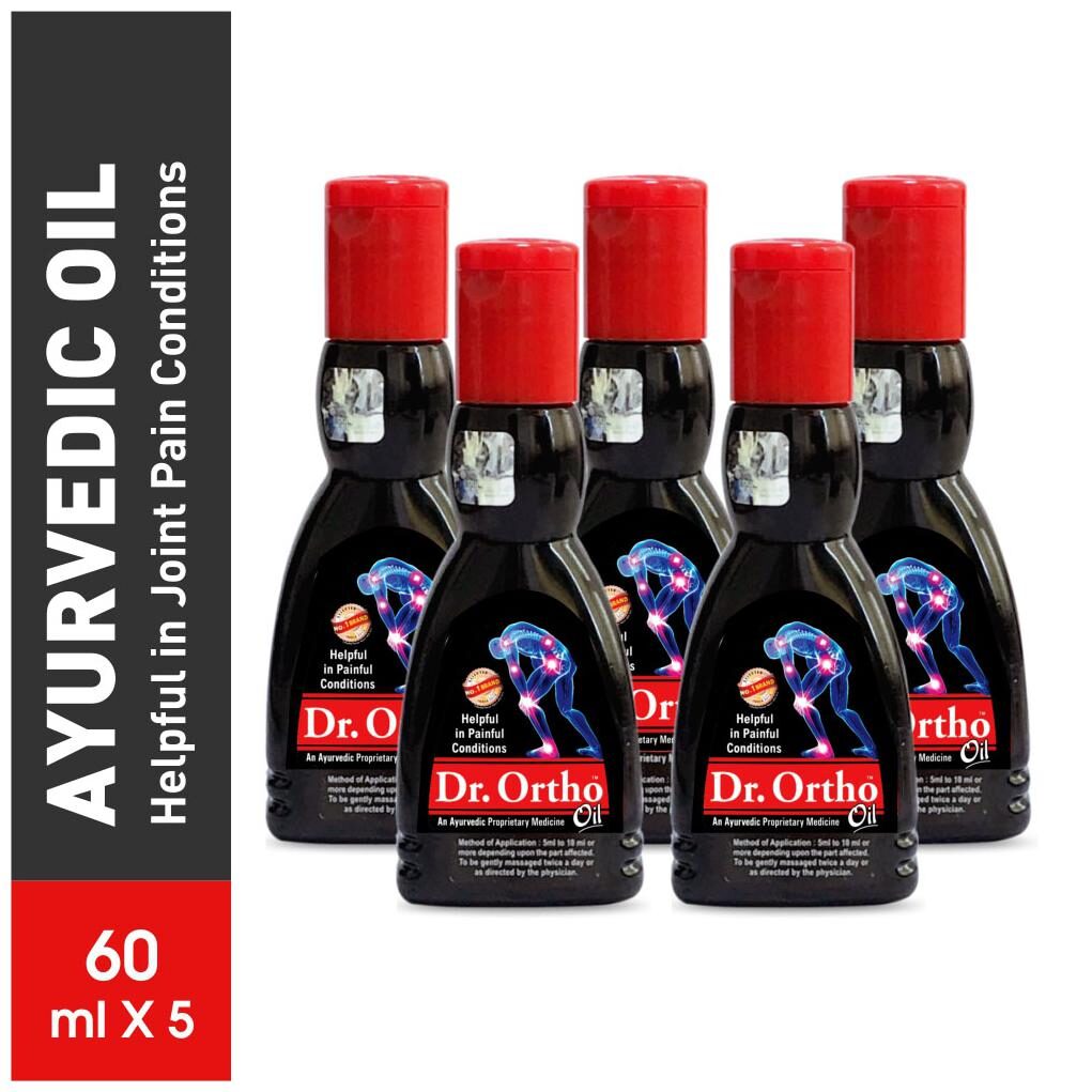 

Dr Ortho Oil 60ml Pack of 5 - Helpful in Joint Pain