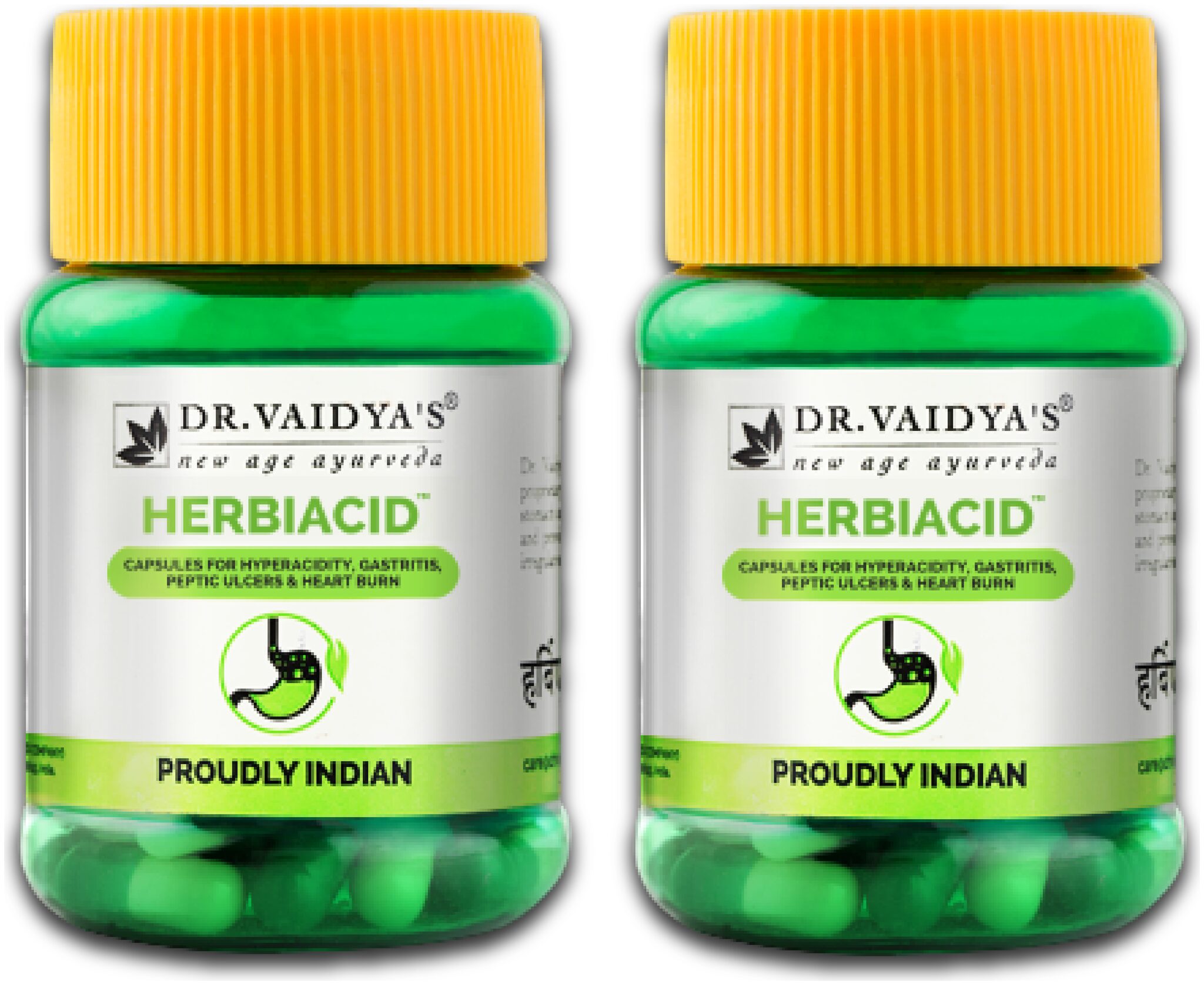 

Dr Vaidya s Herbiacid Capsule Ayurvedic Medicine For Acidity and Gas 30 Capsules(Pack of 2)