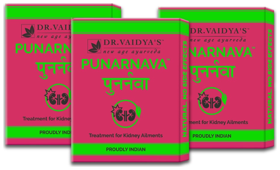

Dr Vaidya s Punarnava Ayurvedic Medicine For Kidney Stones and Other Kidney Related Ailments 24 Pills X Pack of 3