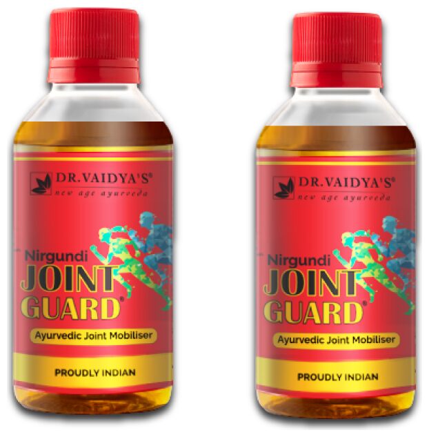 

Dr Vaidya s Nirgundi Joint guard Ayurvedic Oil For Joint and Muscular Pains 100 ml X Pack of 2