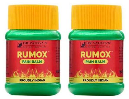 

Dr Vaidya s Rumox Ayurvedic Muscle Joint Pain Relief Balm 50 Gm x Pack of 2