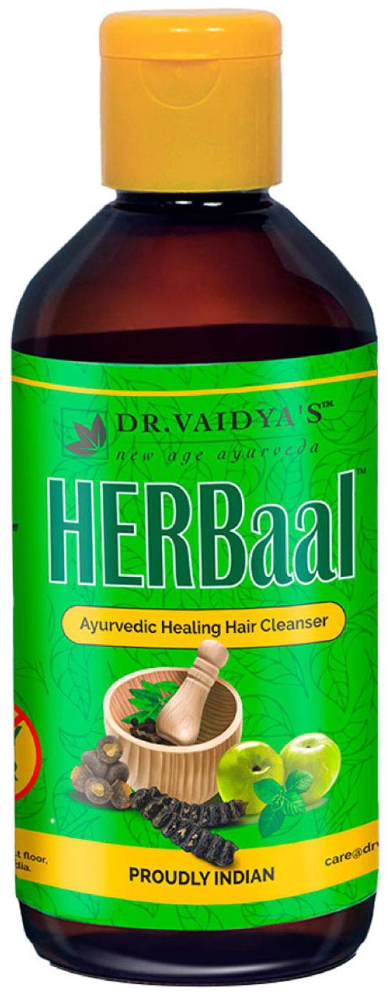 

Dr Vaidya s Herbaal Ayurvedic Shampoo for Hairfall Dandruff Greying 200 ml x Pack of 1