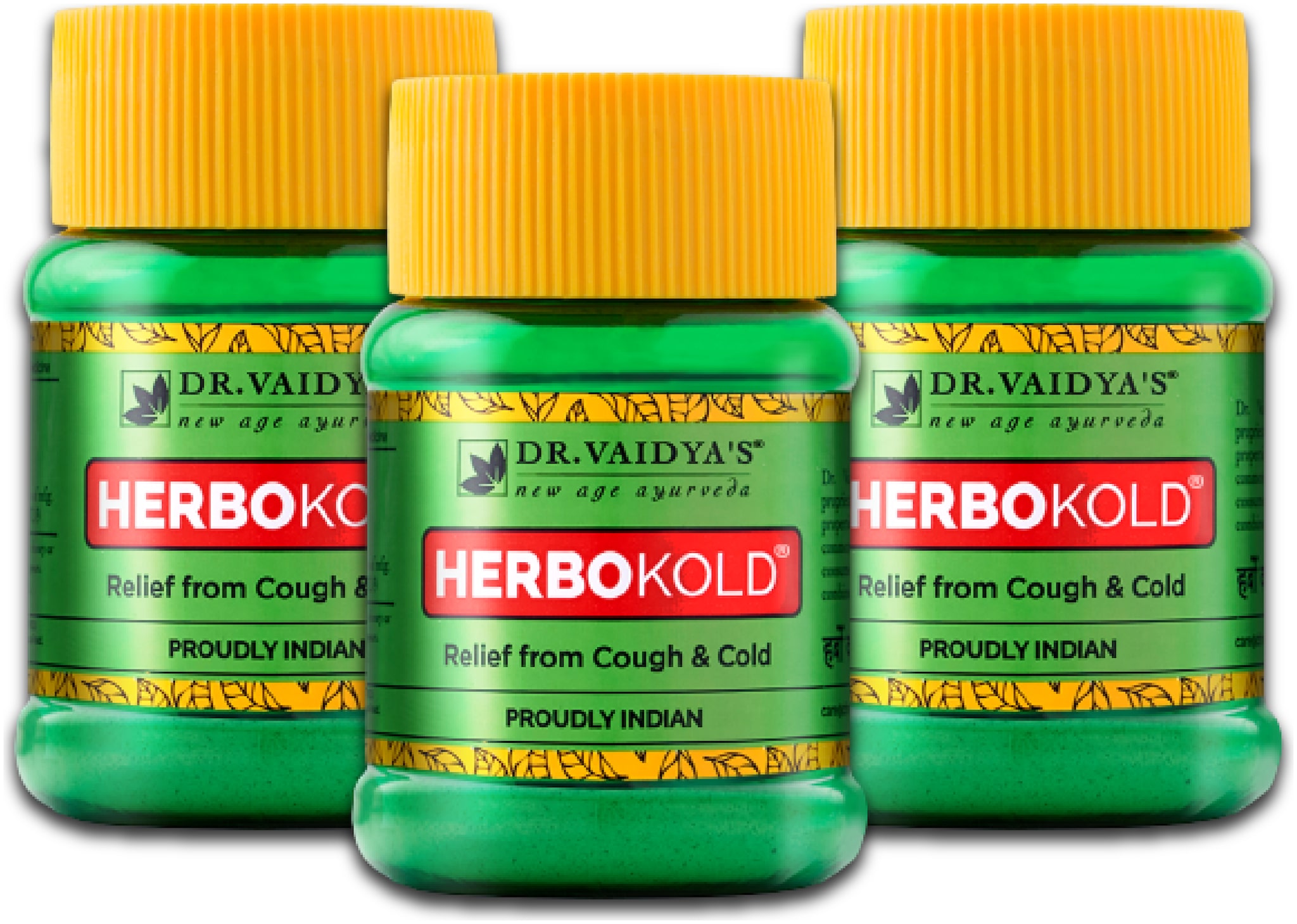 

Dr Vaidya s Herbokold Ayurvedic Churna For Cold Cough Sore Throat 50 Gm x Pack of 2
