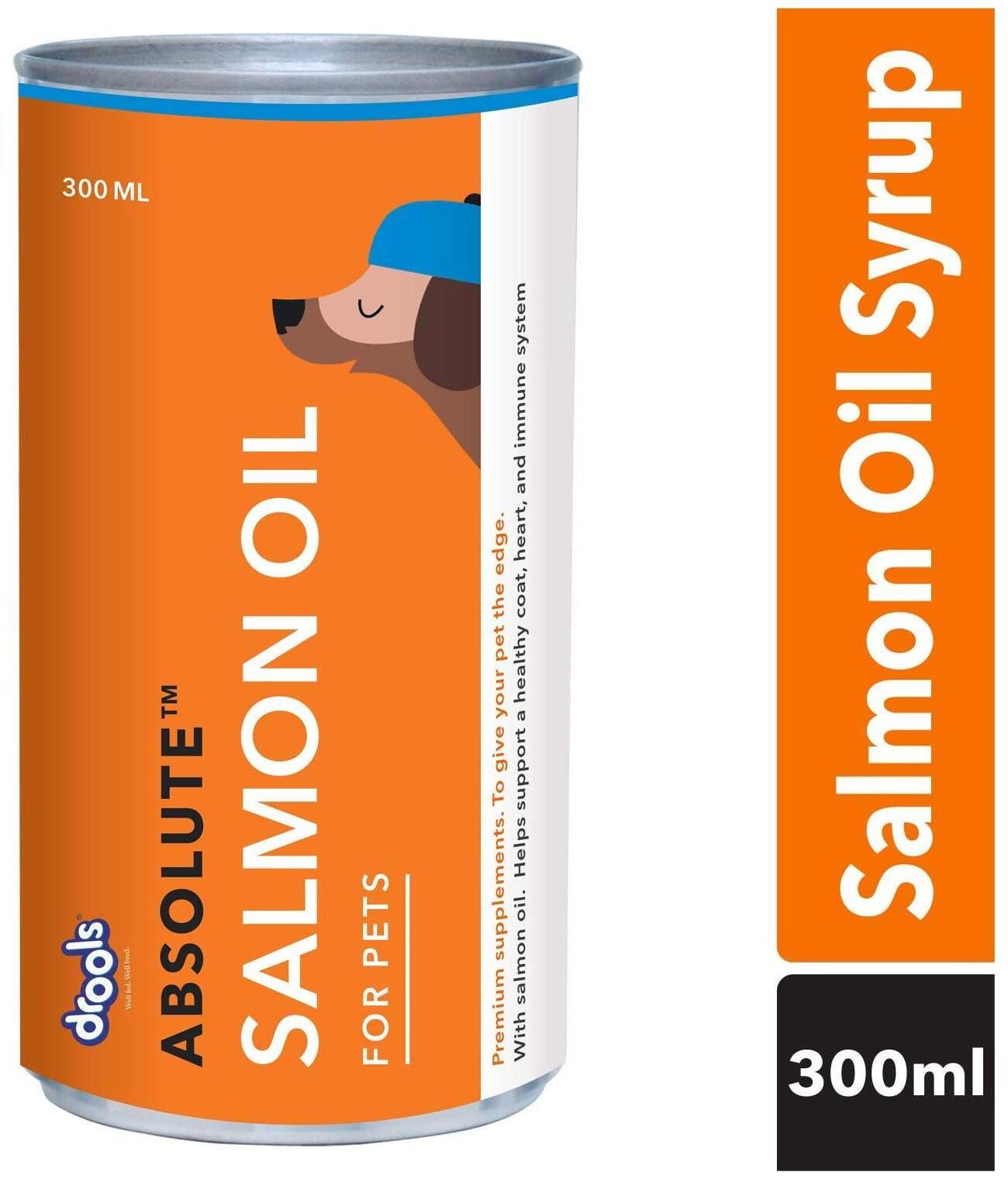

Drools Absolute Salmon Oil Syrup Dog Supplement 300ml