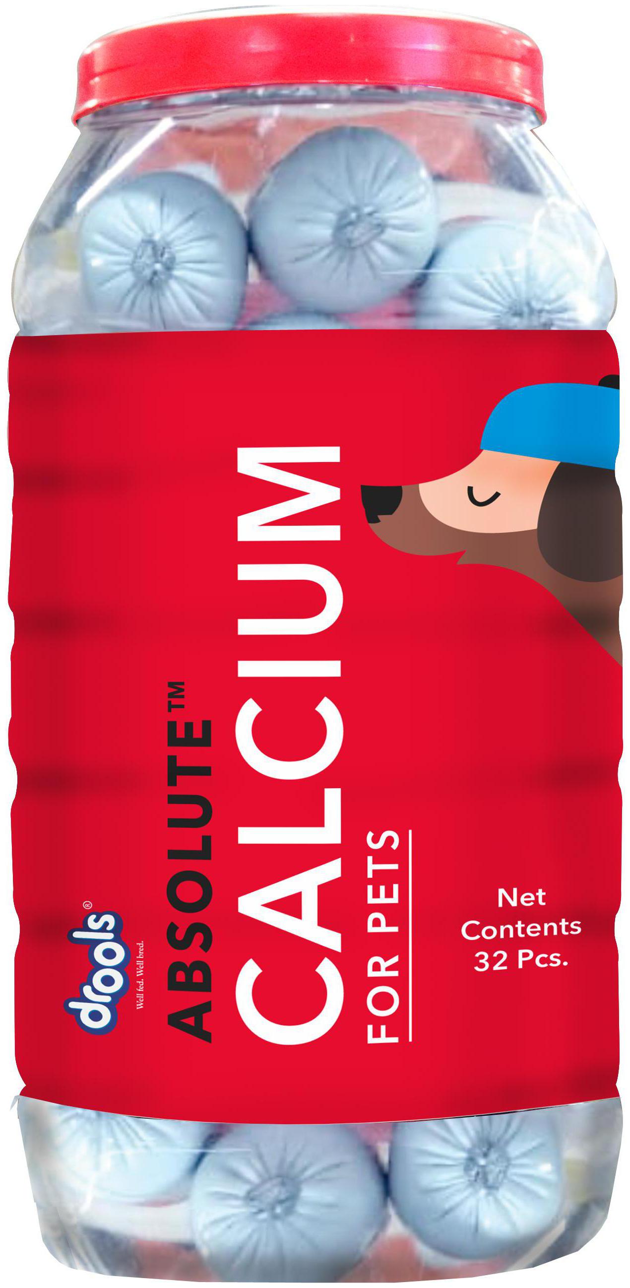 

Drools Absolute Calcium Sausage Dog Supplement 32pc