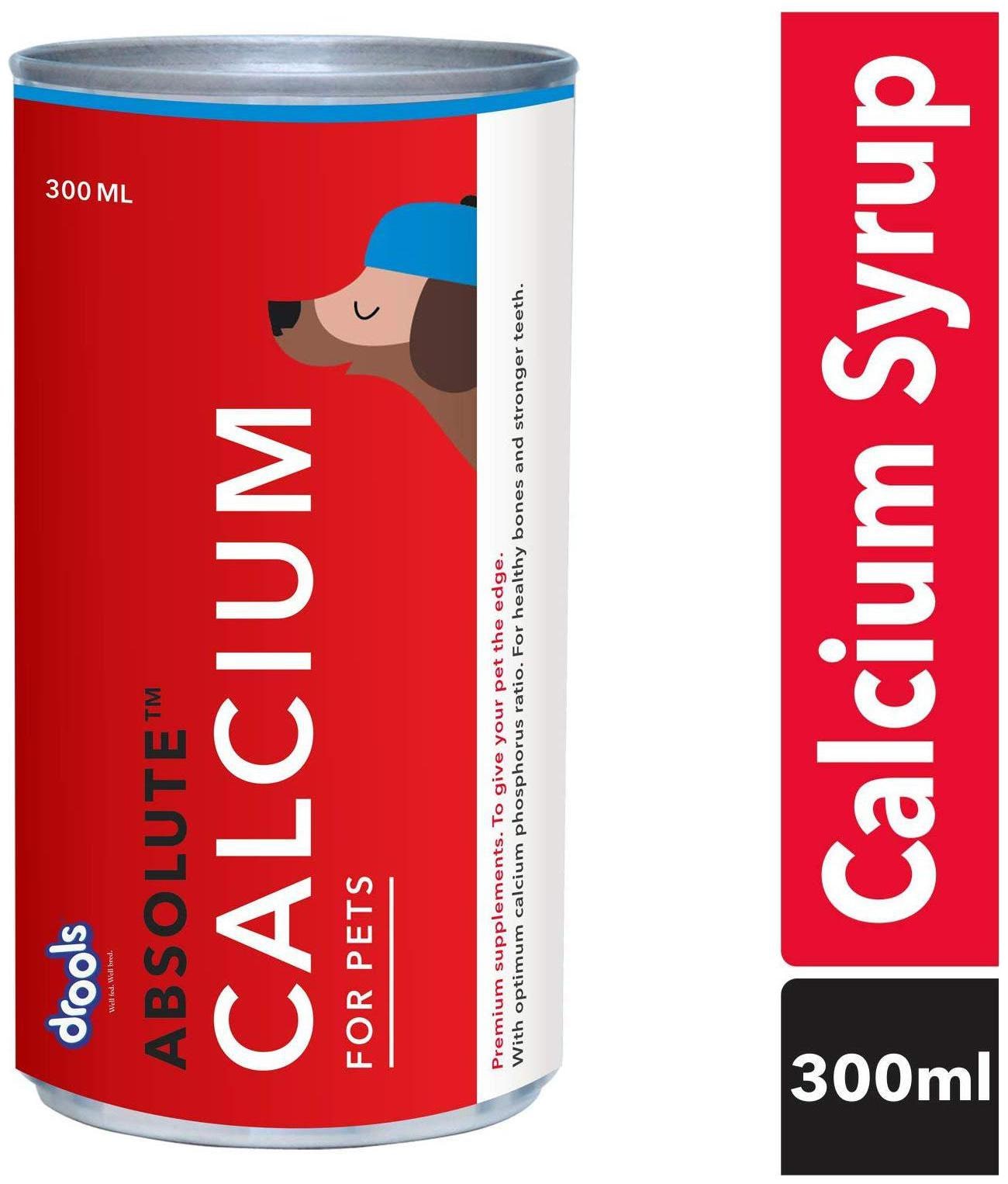 

Drools Absolute Calcium Syrup- Dog Supplement 300 ml