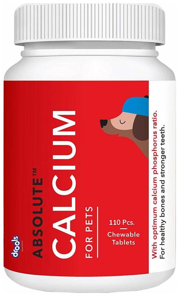 

Drools Absolute Dog Calcium Supplement Tablets (110 Tablets)