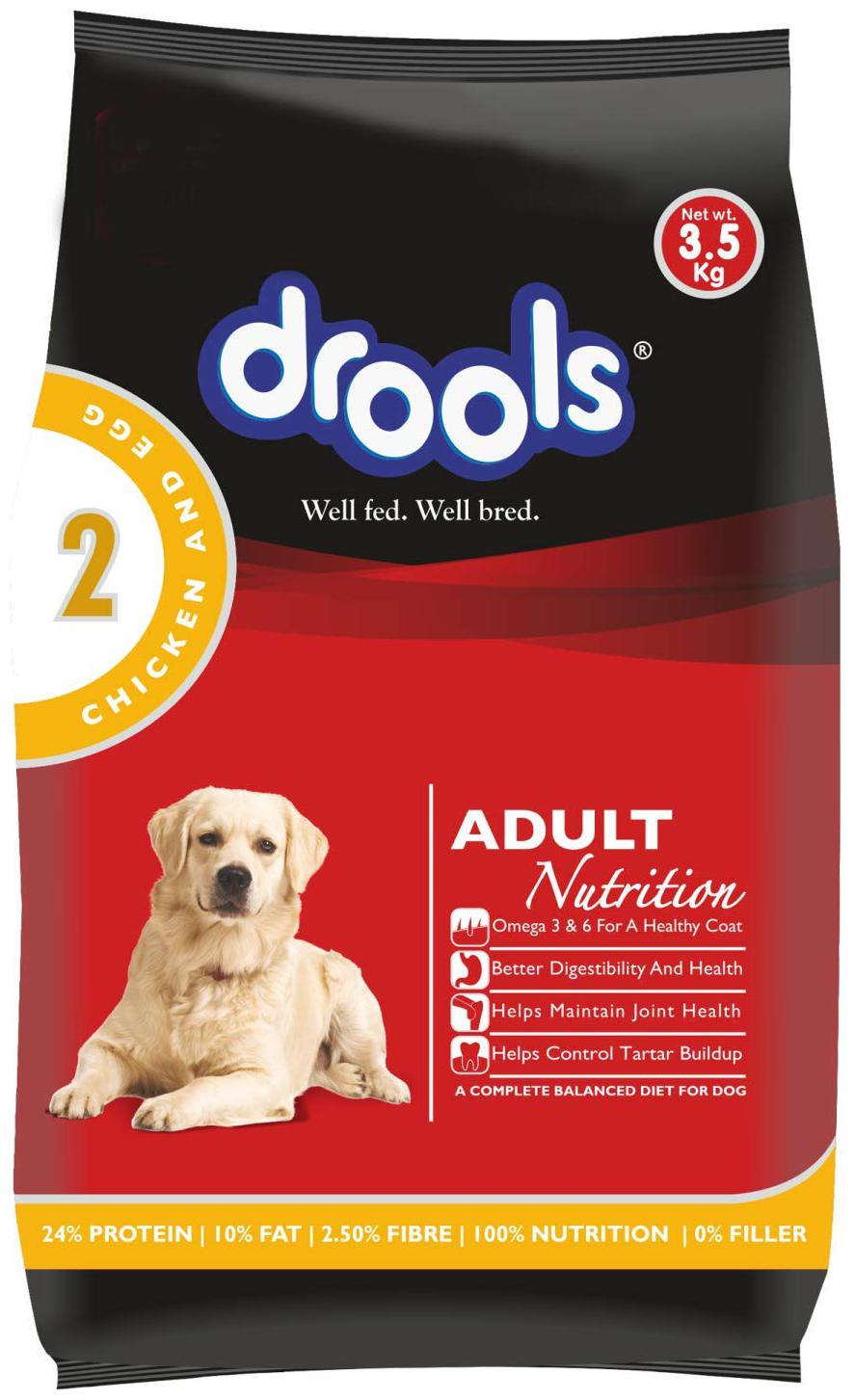 

Drools Chicken and Egg Adult Dog Food 3 5kg
