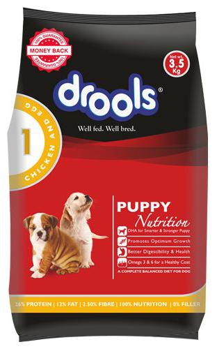 

Drools Dog Food - Chicken Egg Puppy 3 5 kg