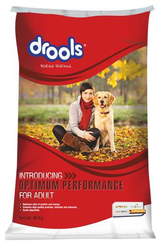 

Drools Dog Food - Optimum Performance Adult 20 kg