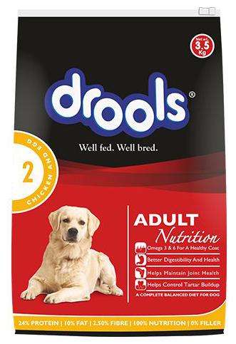 

Drools Dog Food - Chicken Egg Adult 3 5 kg