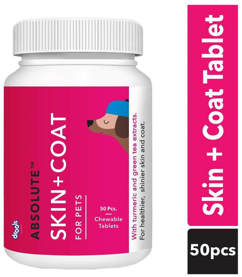 

Drools Dog Supplement - Absolute Skin Coat Tablet 50 pcs
