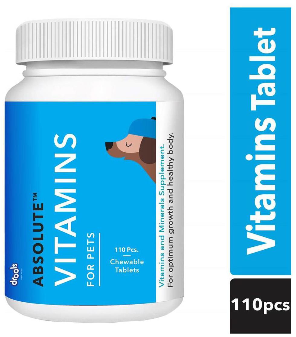 

Drools Dog Supplement - Absolute Vitamin Tablet 110 pcs
