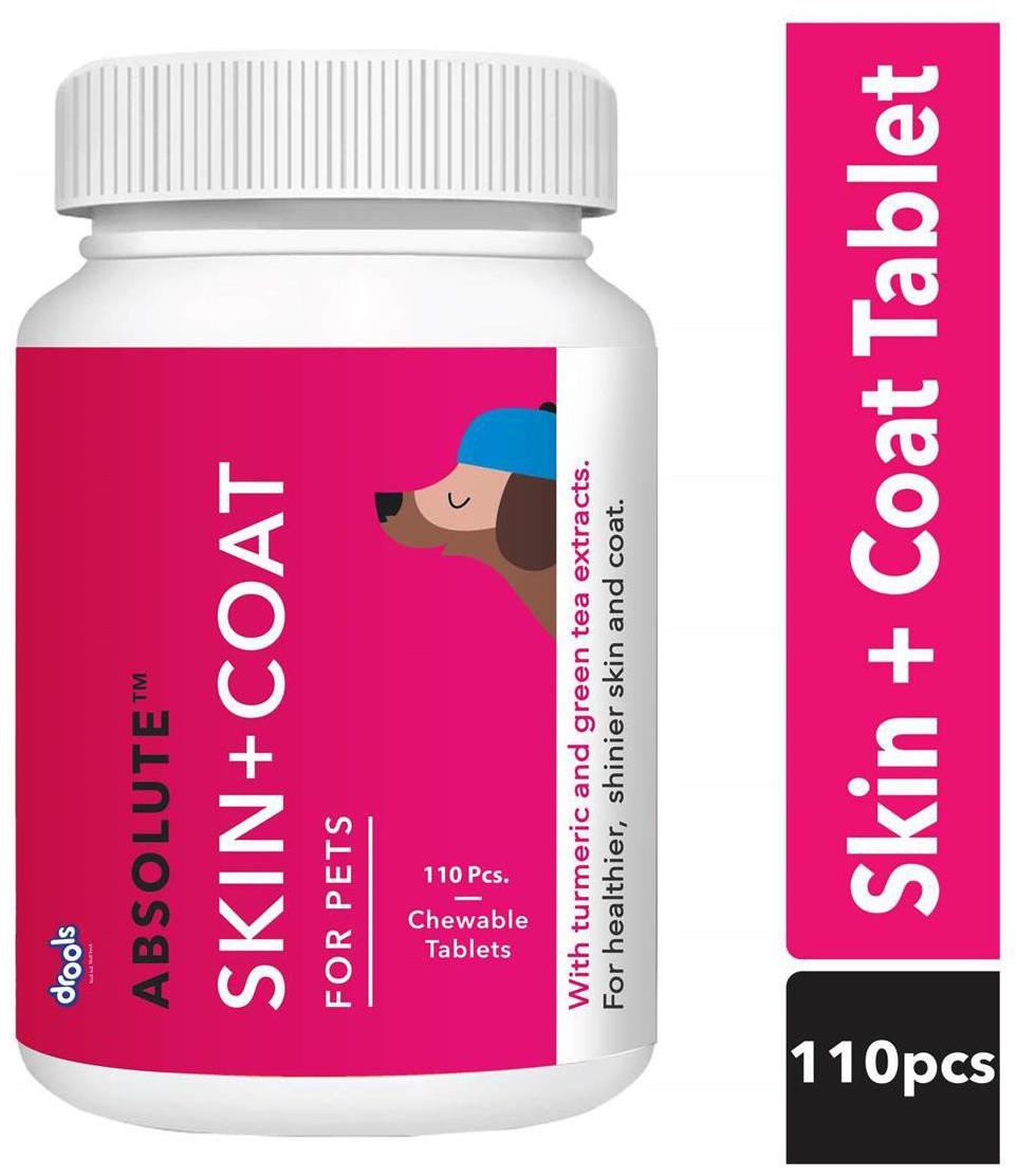 

Drools Dog Supplement - Absolute Skin Coat Tablet 110 pcs