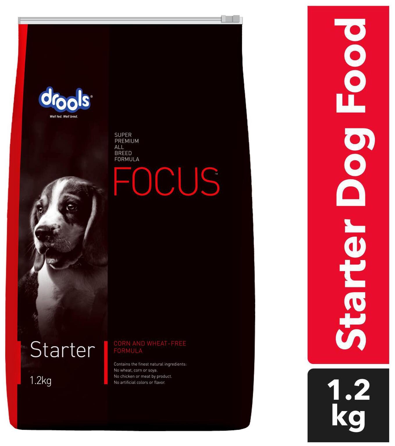 

Drools Focus Starter dry dog food 1 2kg