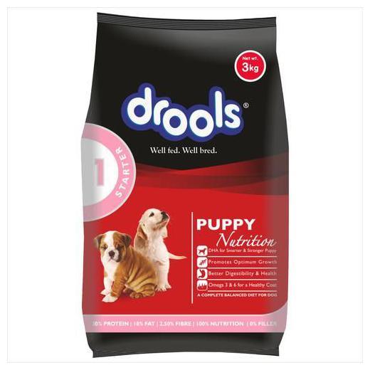 

Drools Puppy Starter Dry Dog Food 3 kg