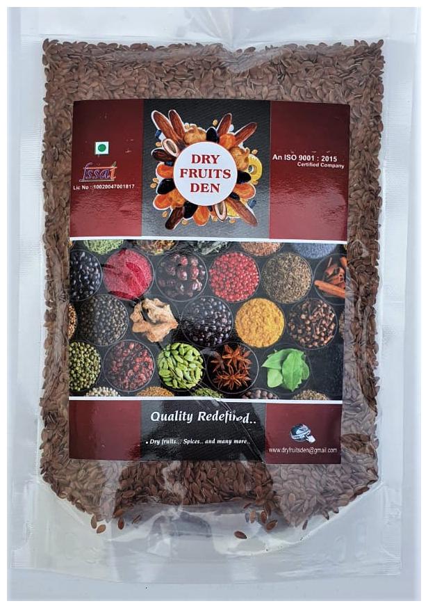 

Dry Fruits Den FlaxSeeds Alsi Seeds 500g (Pack Of 1)