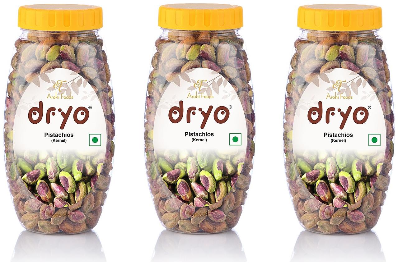 

Dryo Premium Pistachio Kernel (Unsalted) 220g Each (Pack Of 3)