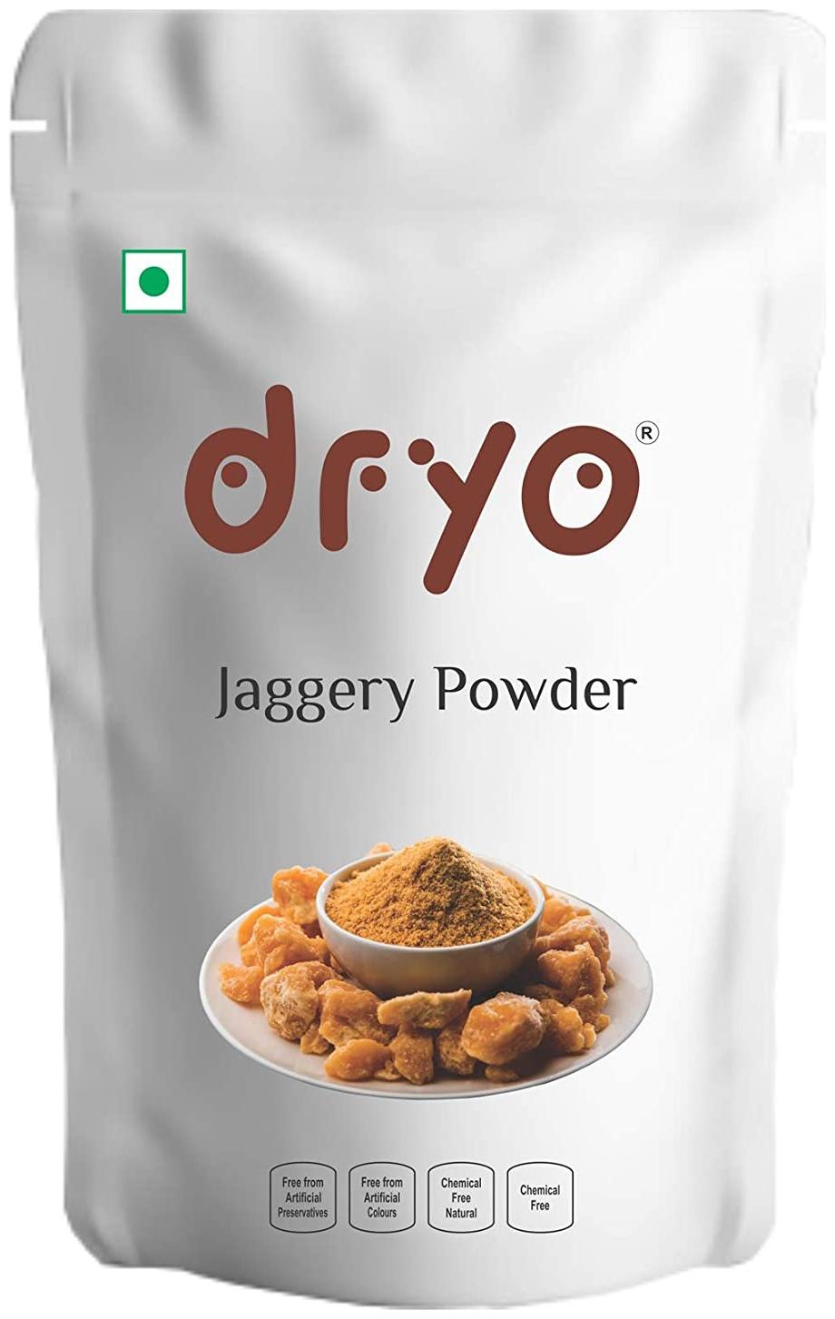 

Dryo Pure Natural Premium Sugarcane Jaggery Powder Gur 800g (Pack Of 1)