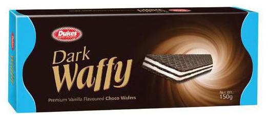 

Dukes Dark Waffy Premium Vanilla Flavoured Choco Wafer 150 g