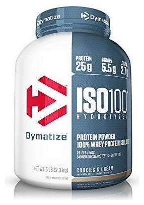 

Dymatize ISO 100 Whey Protein Isolate 2 26 kg (5 lb) Cookies Cream