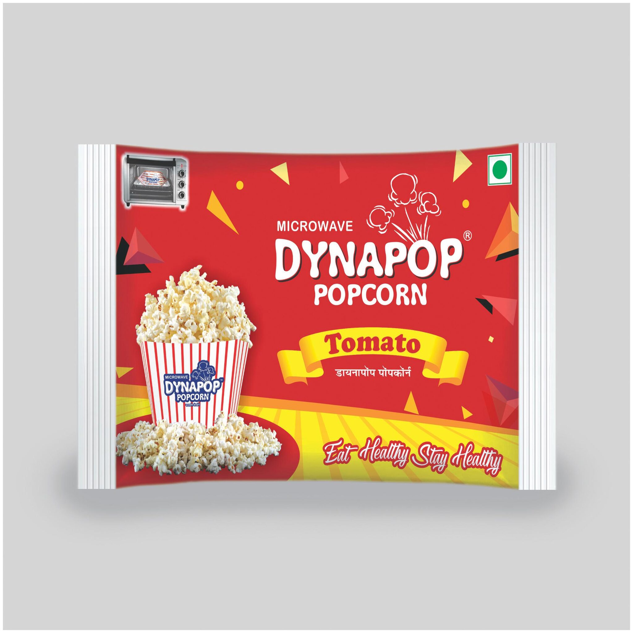

DYNAPOP Microwave Popcorn Tomato 100g each (Pack Of 4)