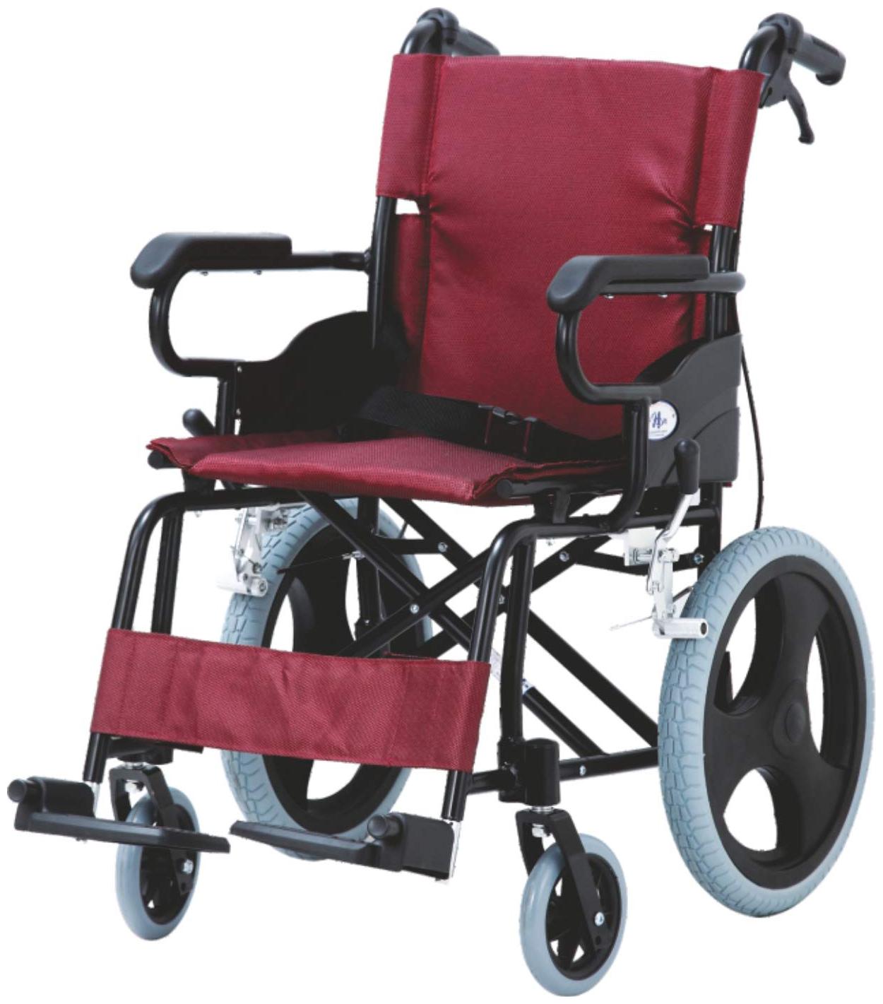

EASYCARE Portable Aluminum Wheelchair with Lightweight Transport Chair Pack of 1