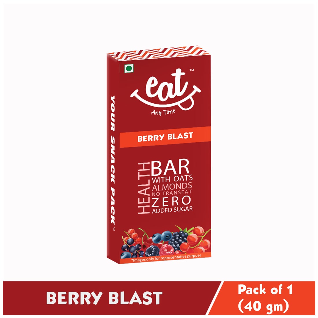 EAT Anytime Healthy Energy Bar - Berry Blast, 38 g