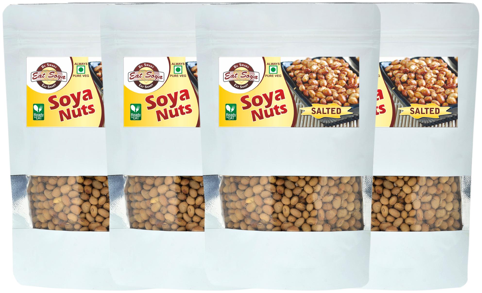 

Eat Soya LLP Roasted Soya Nuts Salted 200 g Combo (Pack of 4)