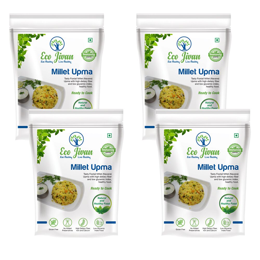 

Eco Jivan Instant Millet Upma Combo Pack 200 g Each (Pack Of 4)