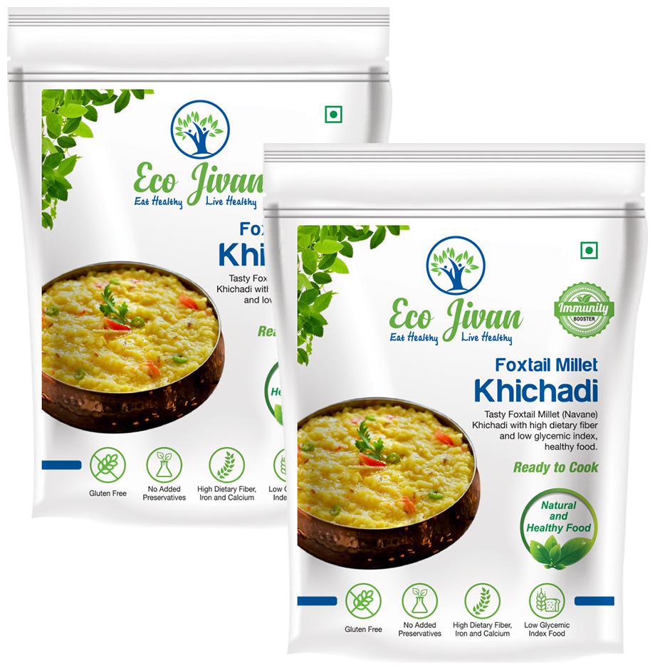 

Eco Jivan Instant Foxtail Millet Khichadi (Pack Of 2) (200 g Each)