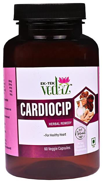 

Ek-tek Vedaz Cardiocip Veg Capsules Ayurvedic For Healthy Heart-60 Capsules