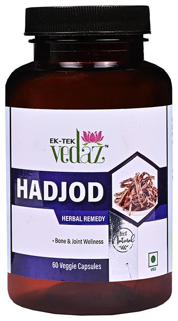 

Ek-tek Vedaz Hadjod Veg Capsules Ayurvedic(Bone Joint Wellness)-60 Capsules