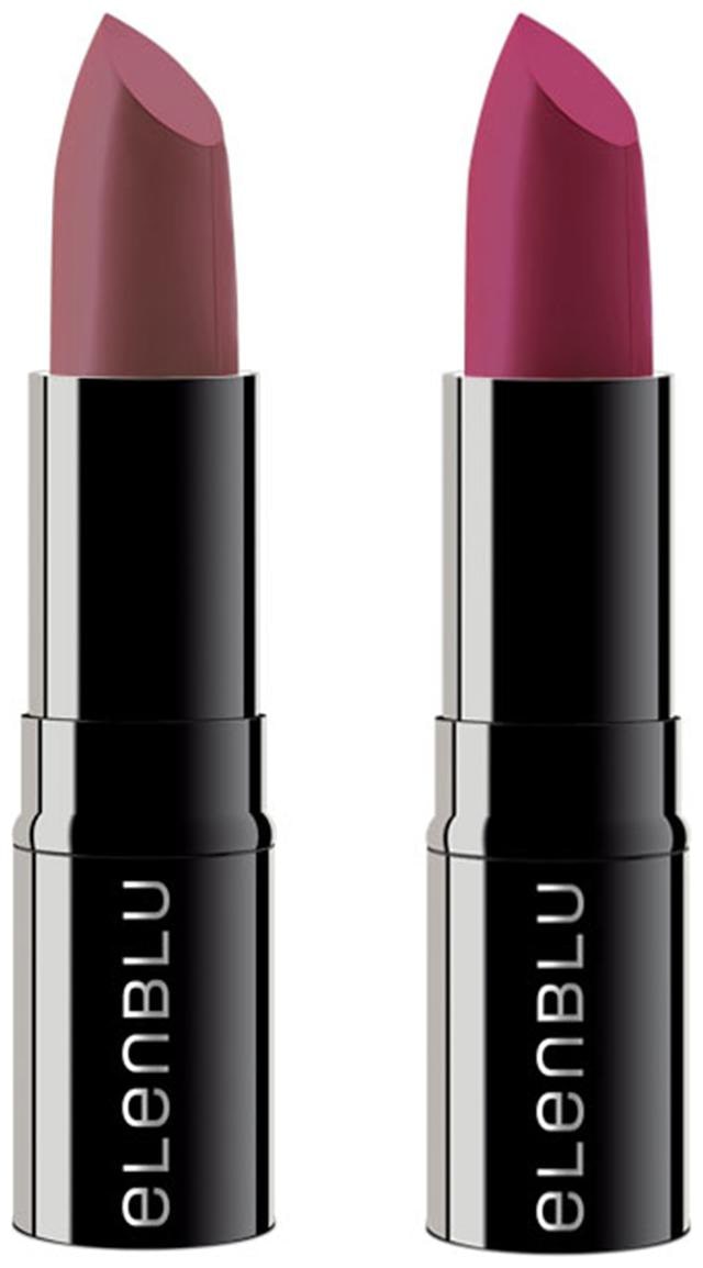 

Elenblu Luxe Matte Lipstick For Women Taupe Of Your Game (Mauve - EL02) and Rose Mauve (Dark Pink - EL09)For Soft Creamy Texture Long Lasting Waterproof No Harmful Chemicals 4g Each( Set of 2)
