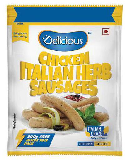 

Elicious Chicken Sausages - Italian Herb 300 g