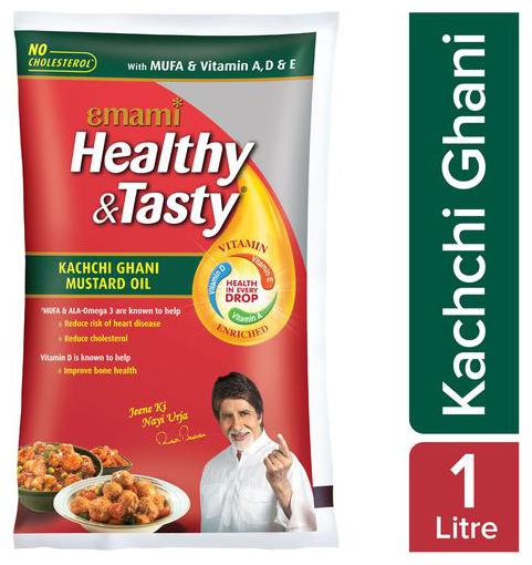 Buy Emami Healhy Tasty Kachi Ghani Mustard Oil 1 L Online At Low Prices In India Paytmmall Com