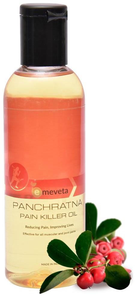 

Emeveta Natural PanchRatna Pain Killer Muscle and Joint Pain Relief Oil 100 ml