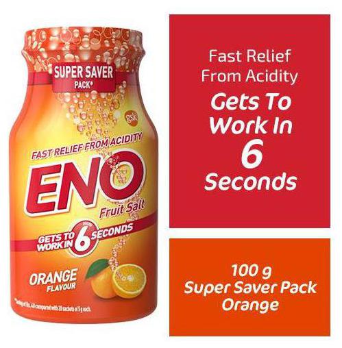 

Eno Fruit Salt Orange Flavor 100 g