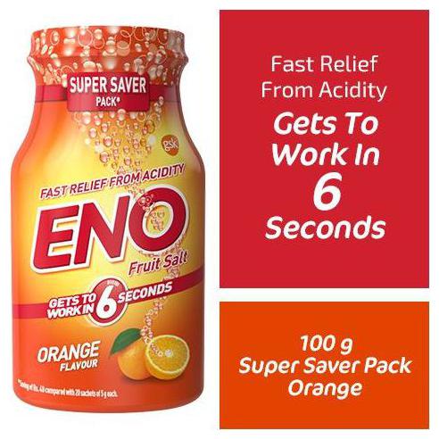 

Eno Fruit Salt Orange Flavor 100 g