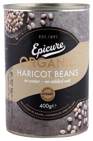 

Epicure Organic - Haricot Beans in Water 400 g