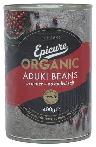 

Epicure Organic - Aduki Beans In Water 400 g