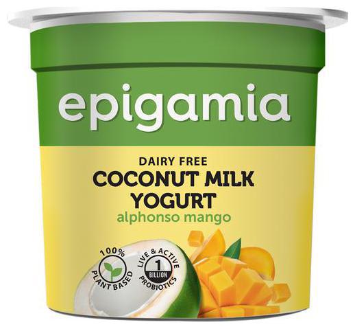 

Epigamia Coconut Milk Yogurt - Alphonso Mango 90 g
