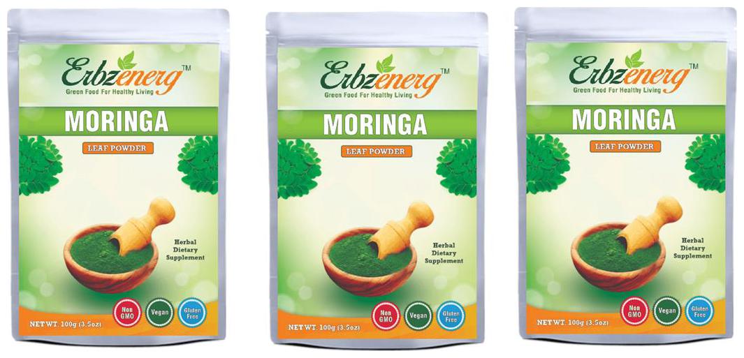 

Erbzenerg Moringa Powder-100g(Pack of 2)